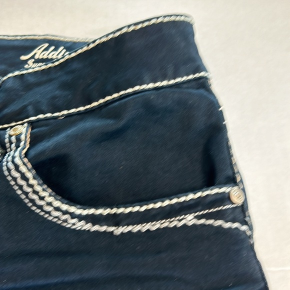 Hydraulic “Addison” Super Skinny Embellished Whiskered Black Jeans. Size 17/18 - Picture 5 of 16